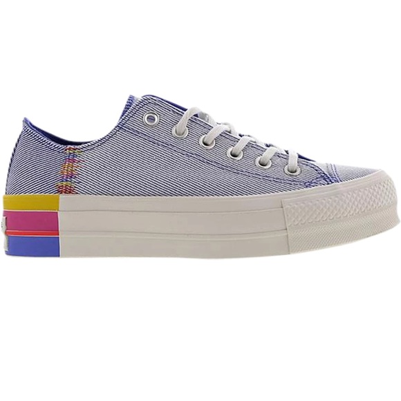 Rainbow Stripe Converse - Picture 1 of 4